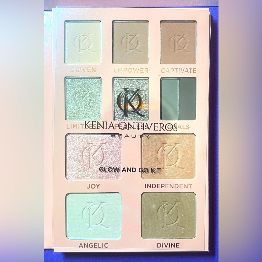 Kenia Ontiveros Beauty Glow and Go Kit, 11 shades. NEW